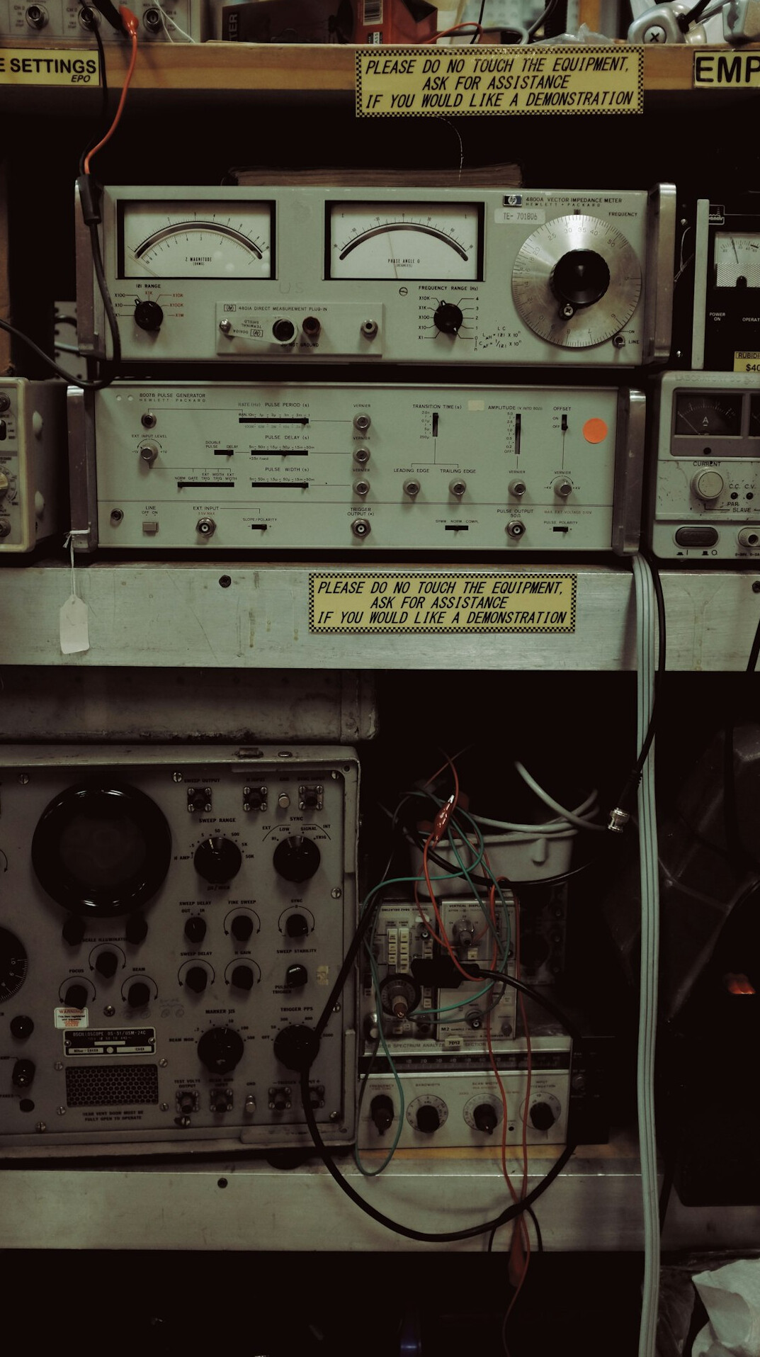 vintage lab equipment