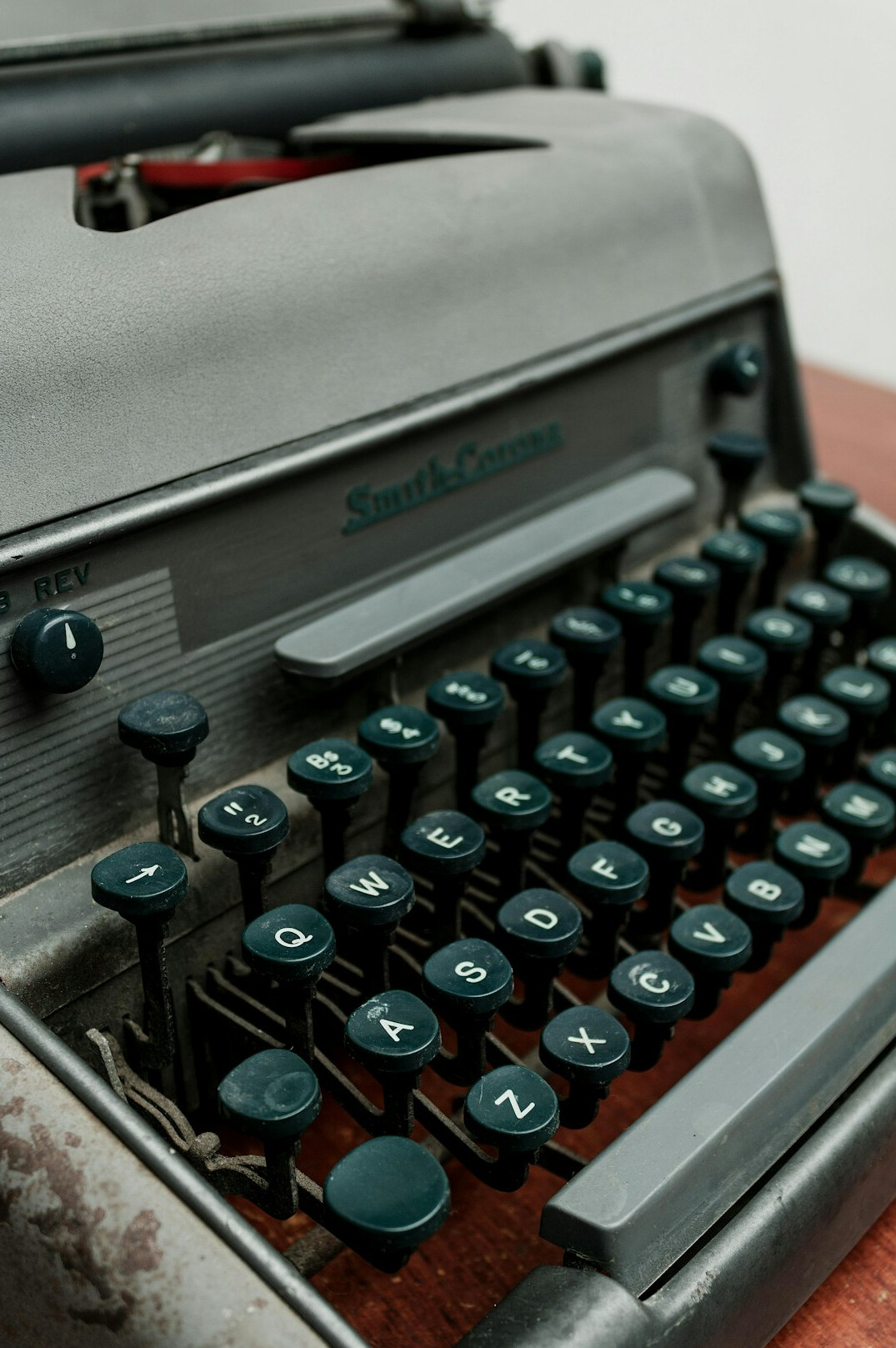Vintage typewriter on a desk