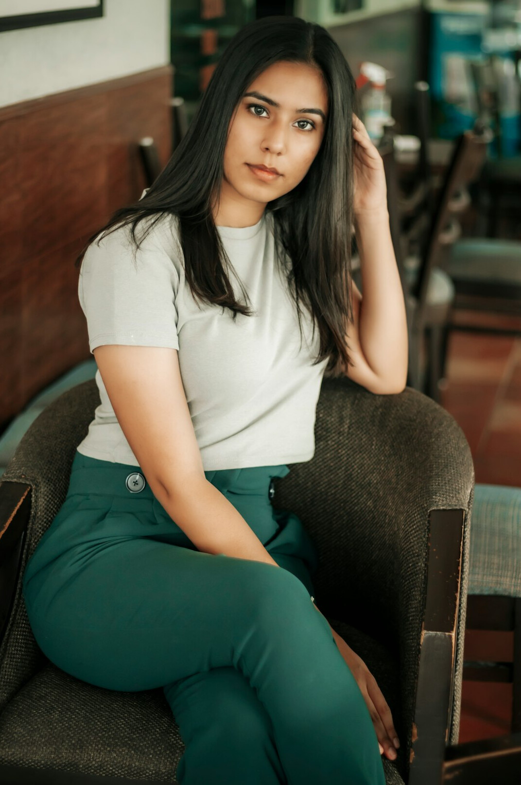 Portrait of a woman in business casual attire